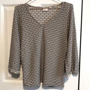 Postmark Anthropologie Womens Avana Textured Top Size Small
